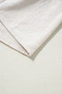 Beige Floral Embroidered Short Sleeve Notched V Neck Blouse